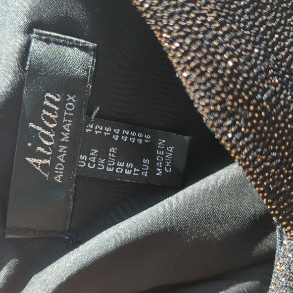 Aidan Mattox off shoulder Dress 12 - Picture 3 of 6